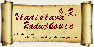 Vladislava Radujković vizit kartica